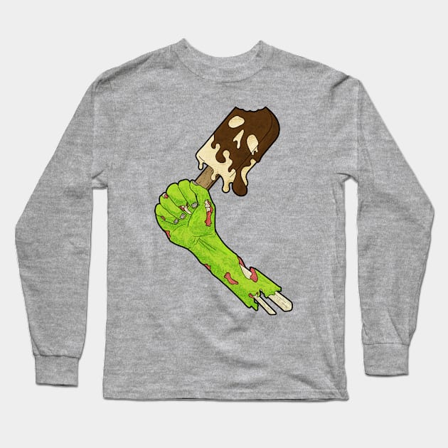 Zombie-sicle Long Sleeve T-Shirt by NRDesign